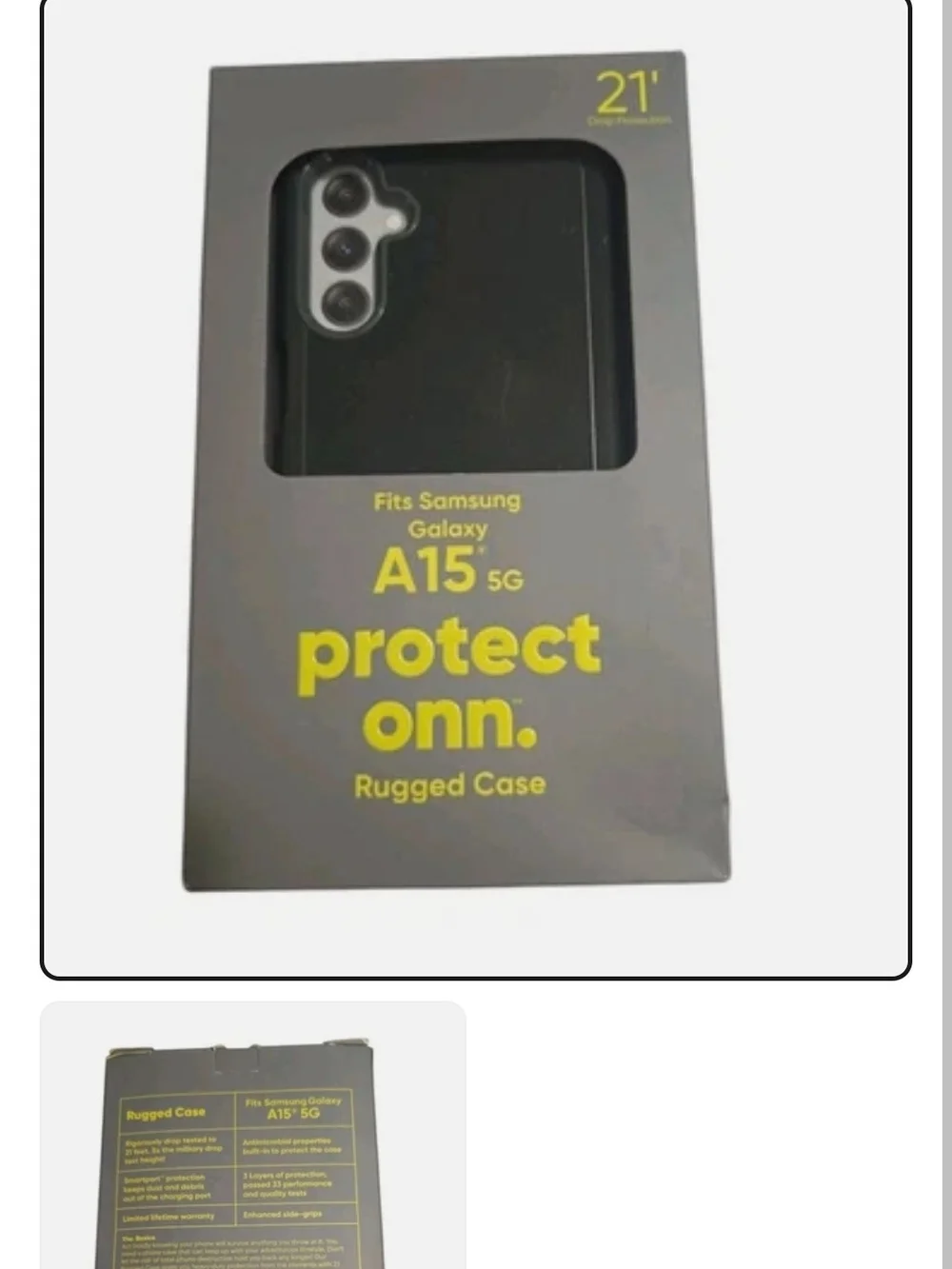On Running Black Rugged SAMSUNG Galaxy A15 5G Shock-Resistant Phone Case